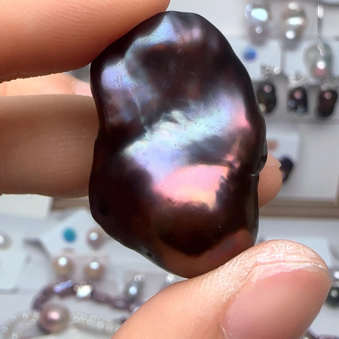 ****淡水珍珠银S925镶嵌颈饰