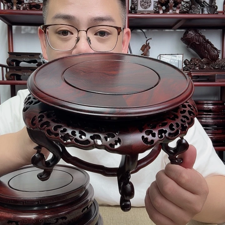 微凹黄檀工艺品底座