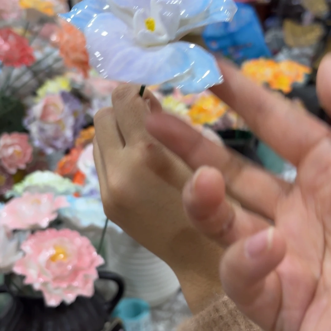 陶瓷花，20元发货，退款拉黑1950瑕疵