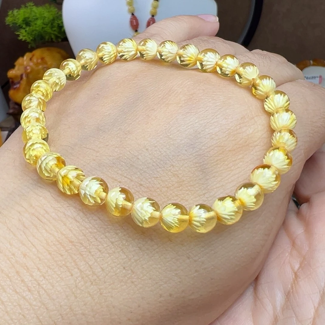 手链琥珀未镶嵌无*