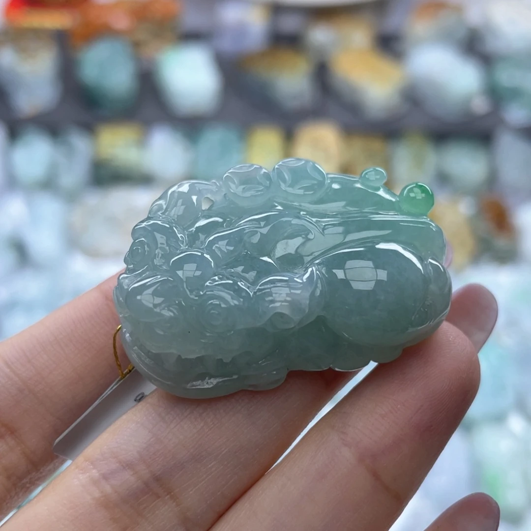 颈饰未镶嵌翡翠貔貅20