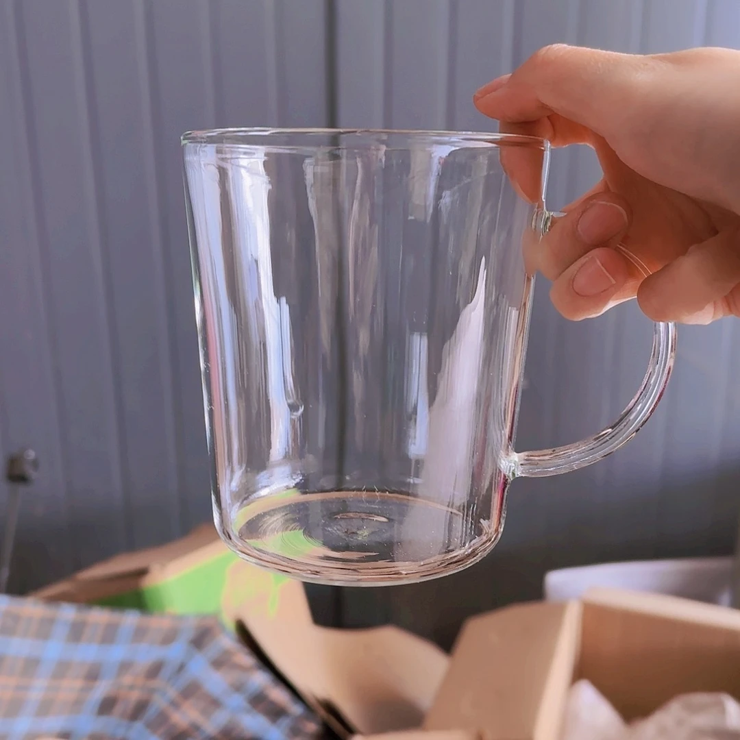 【闪购商品】高硼硅玻璃茶水分离大水杯