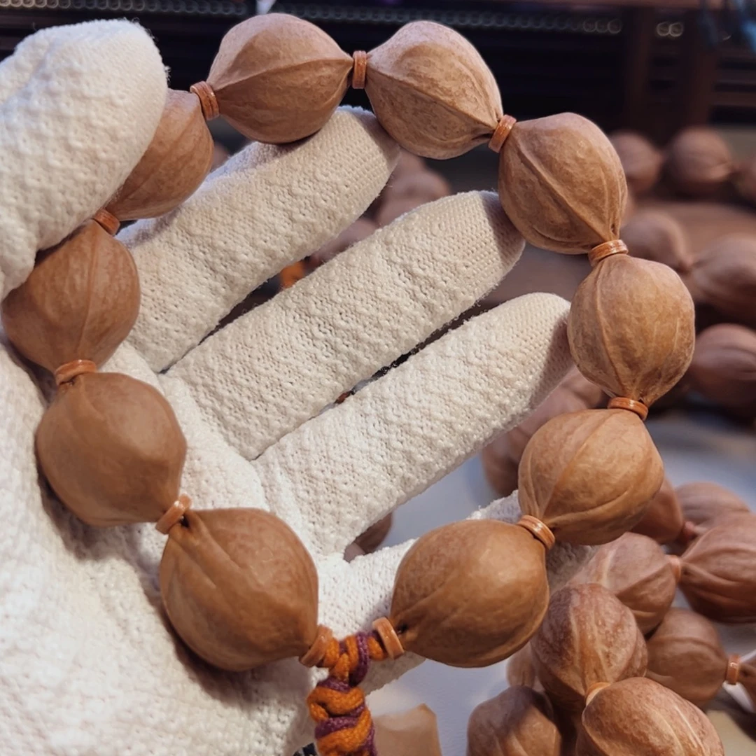 林***…橄榄核手串梅林铁核鲨鱼背素串 21×26