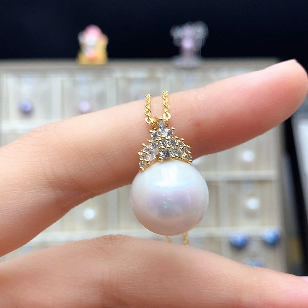 淡水珍珠合金颈饰