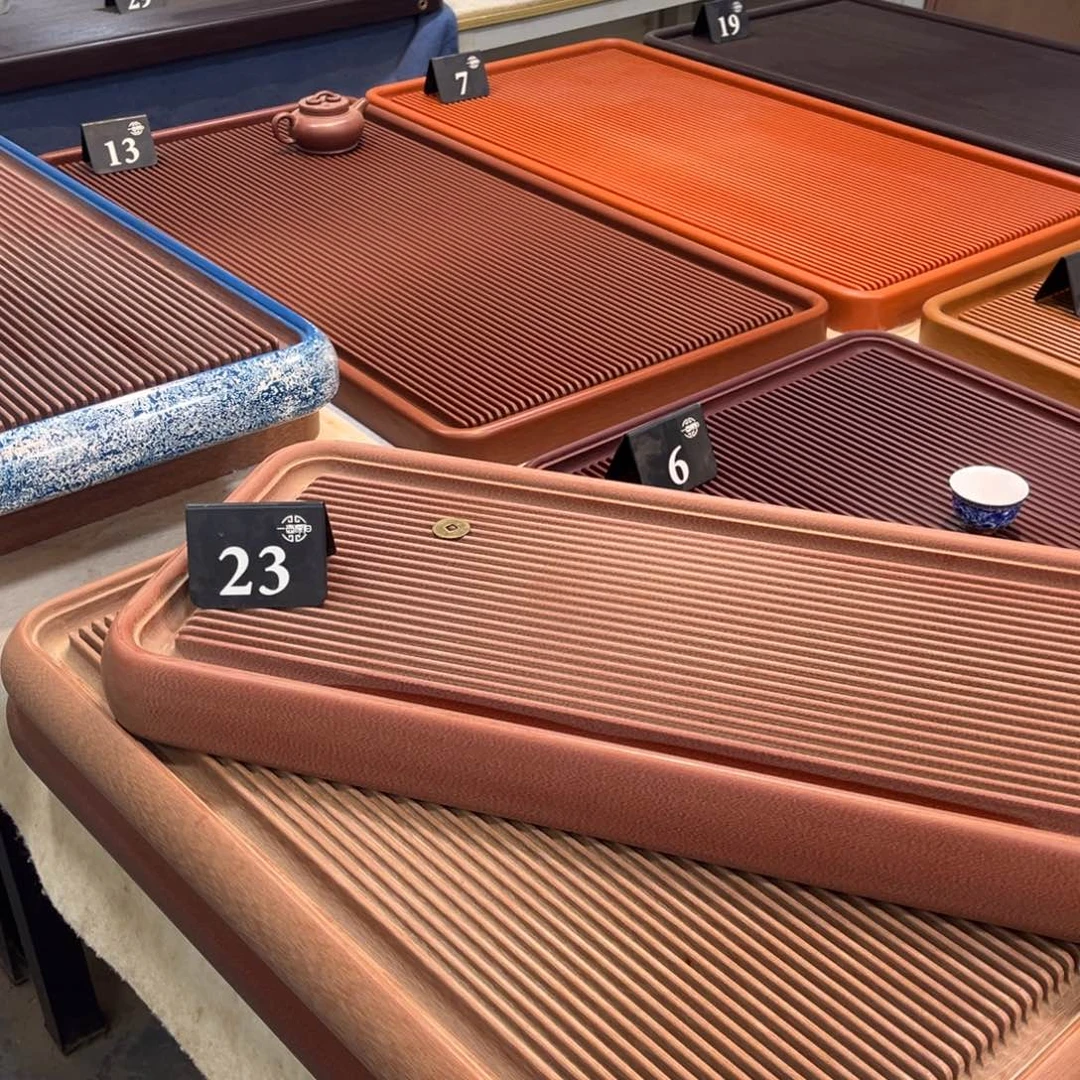 紫砂茶盘M****r5030六公分成金龙纹