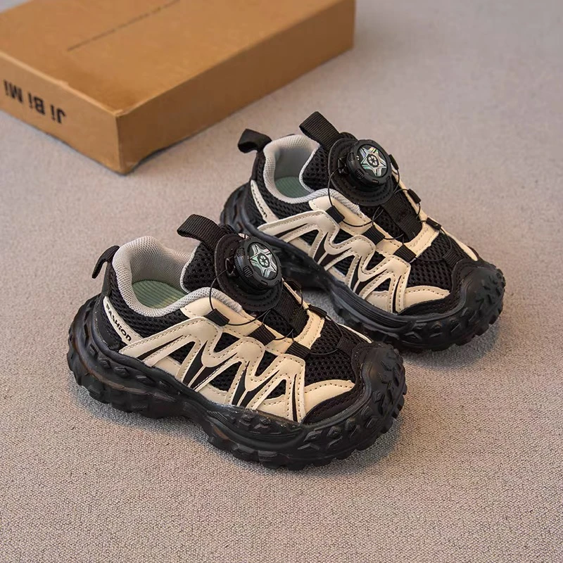 【803】2025新款双网运动男童女童休闲校园休闲儿童百搭老爹鞋