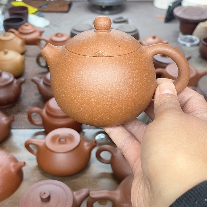 紫砂茶壶岁**歌原矿黄降破西施