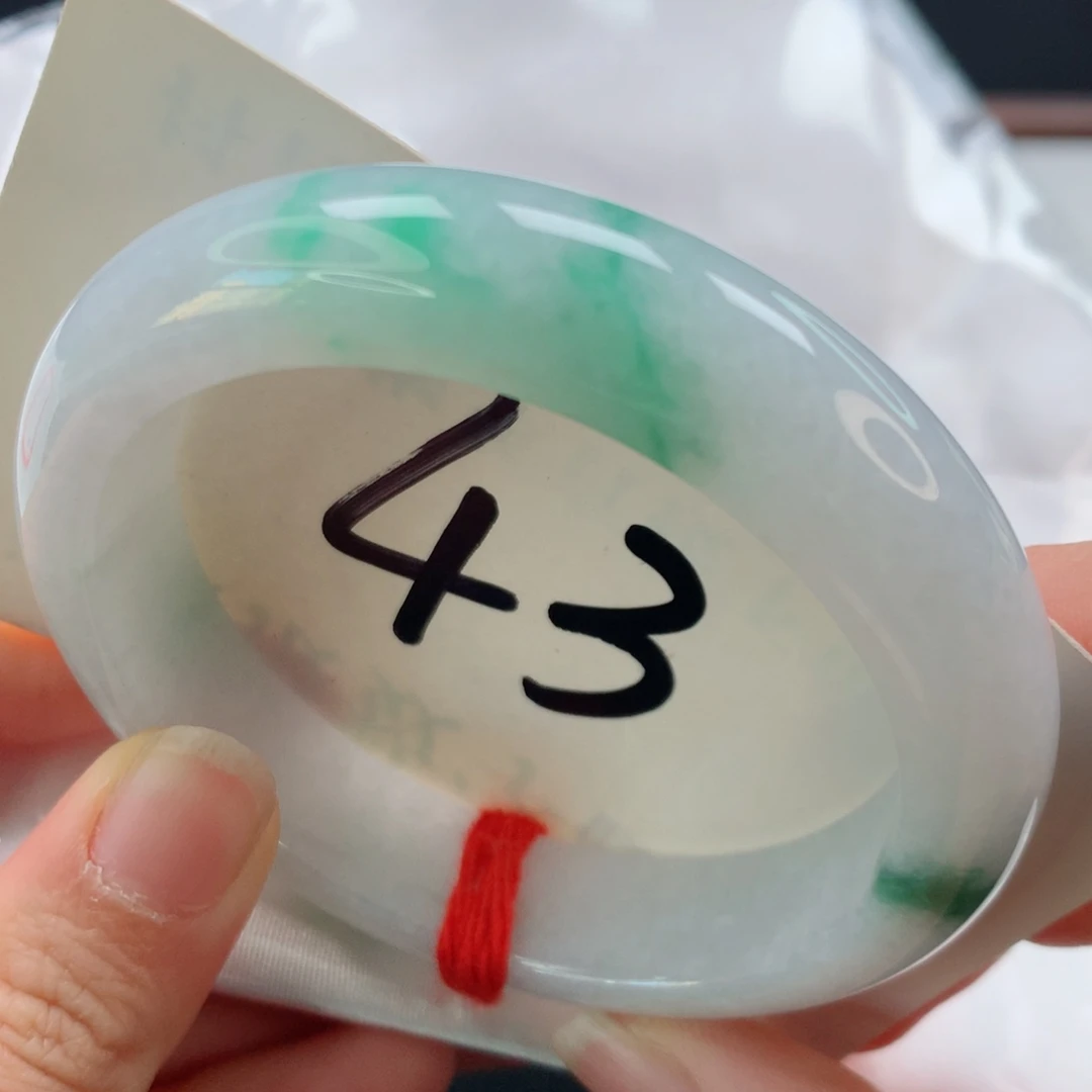 未镶嵌手镯翡翠阳绿飘花