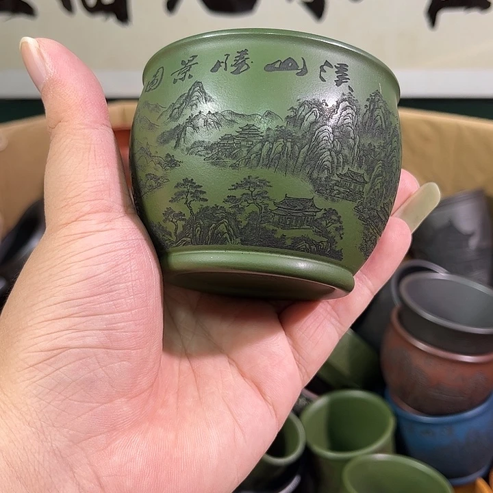 茶杯紫砂全手工紫砂主人杯