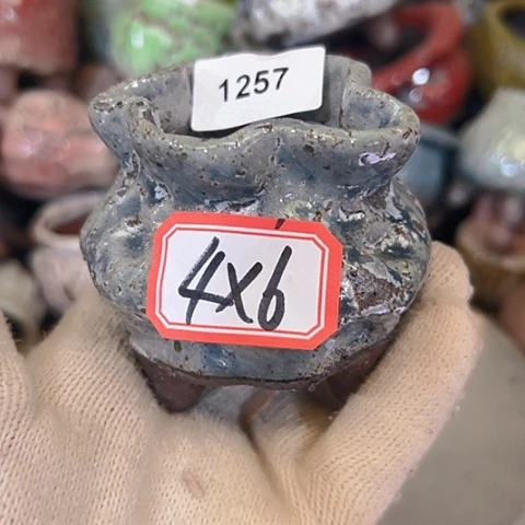 粗陶花盆手工花盆制作