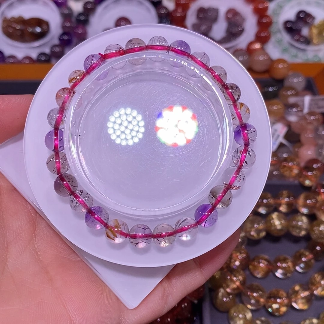 烟晶手链未镶嵌A***l超七