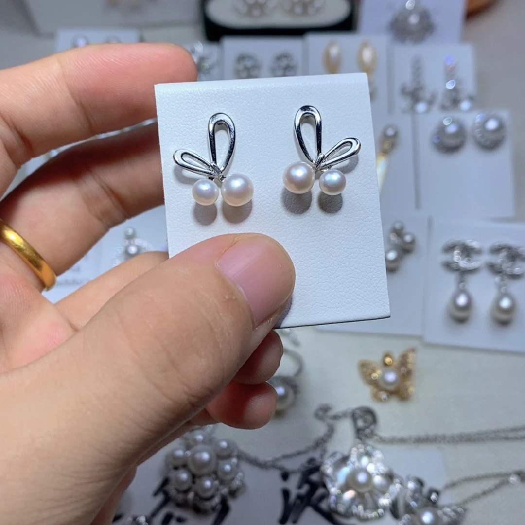 耳饰未镶嵌淡水珍珠