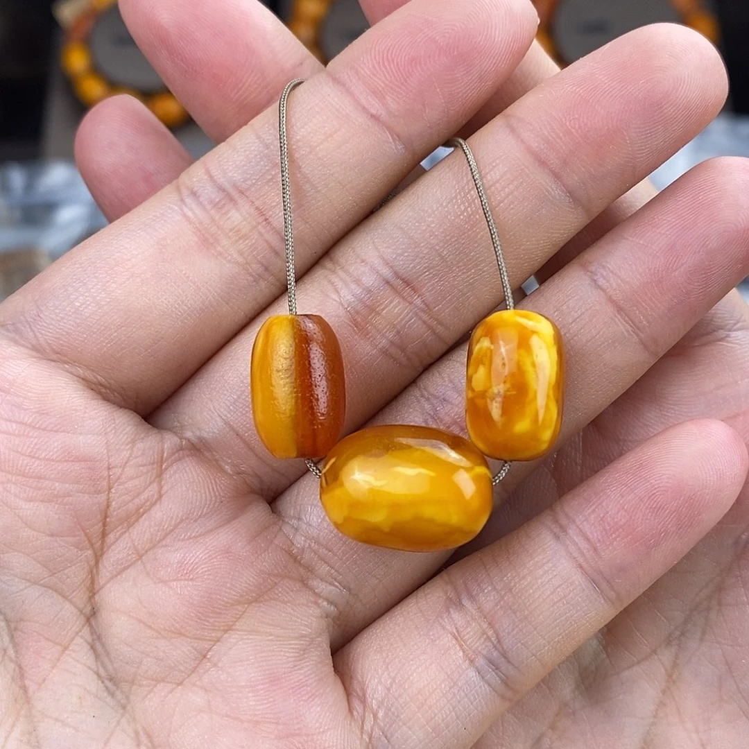 裸石琥珀未镶嵌蜜蜡