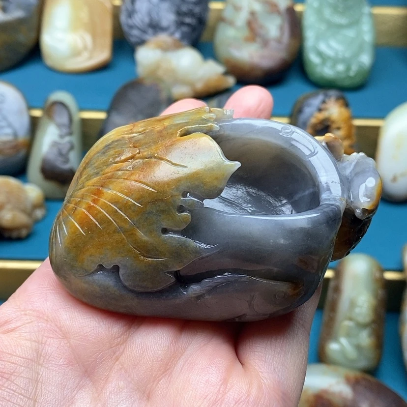 【闪购商品】和田玉未镶嵌摆件用****7