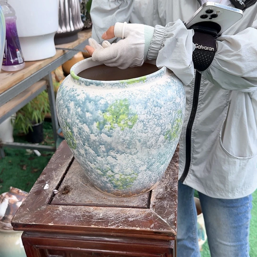 紫砂花盆王嫂花盆0613-630高26口18
