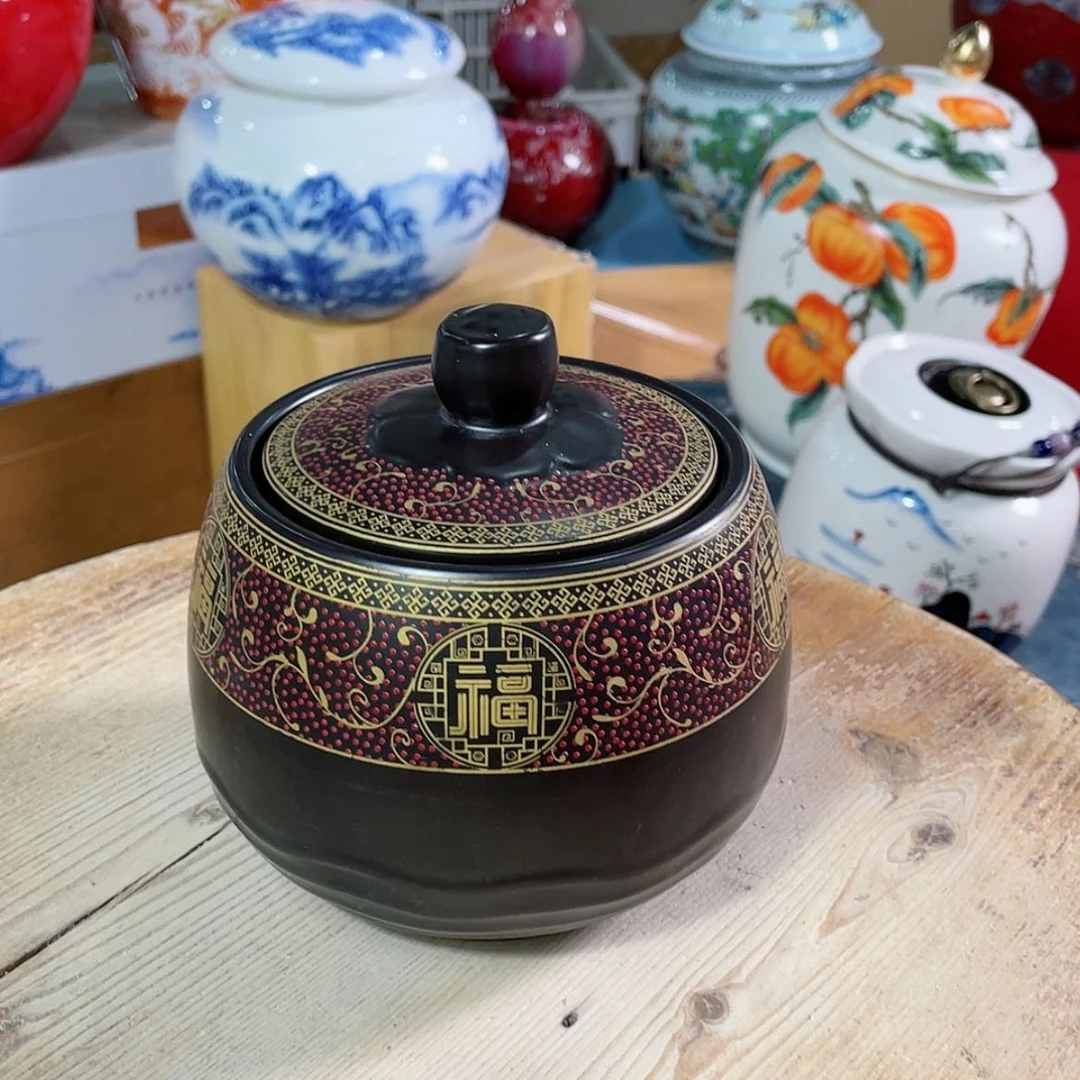 【闪购商品】罐陶瓷茶叶罐密封罐