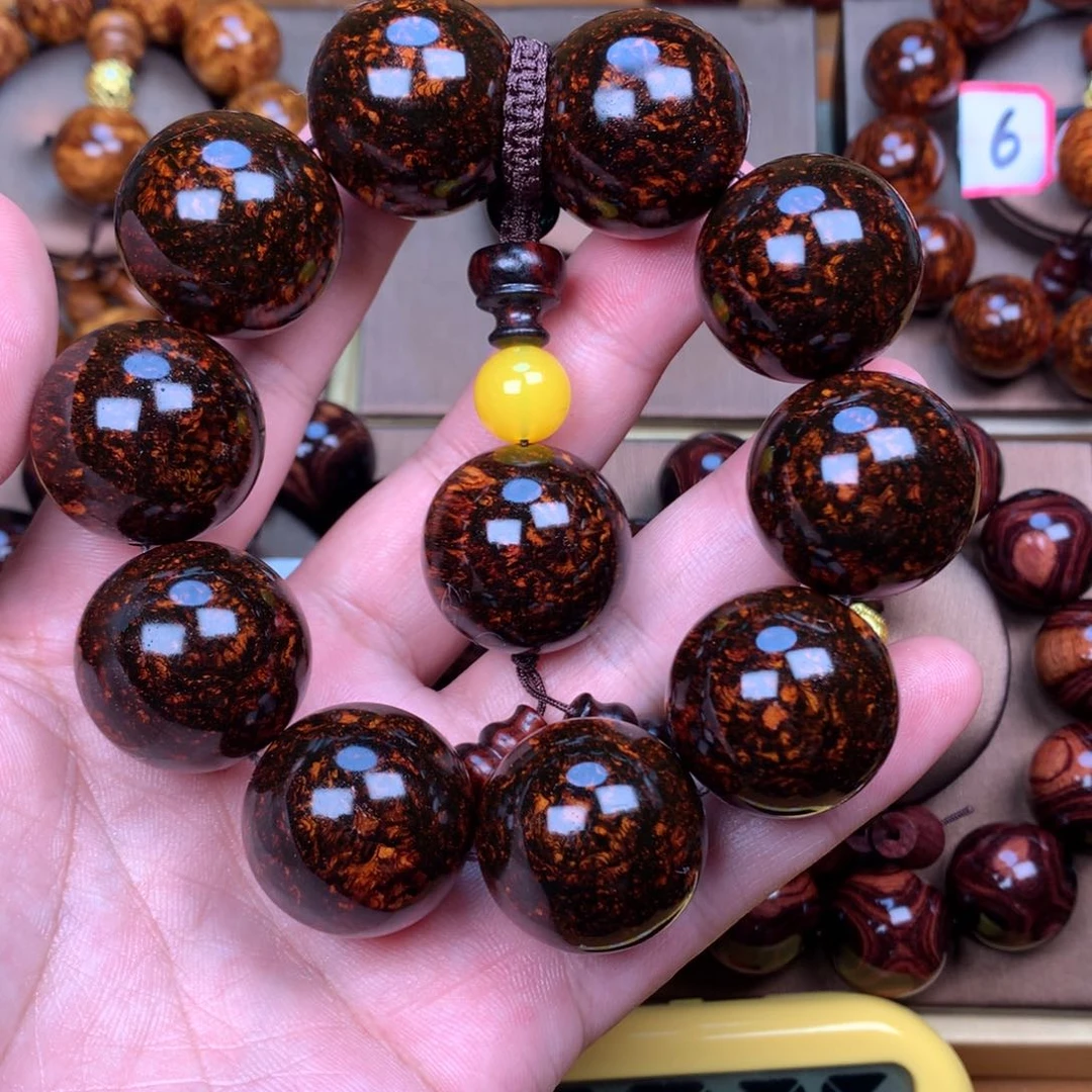 黄花梨/降香黄檀海*黄花梨手串2.5