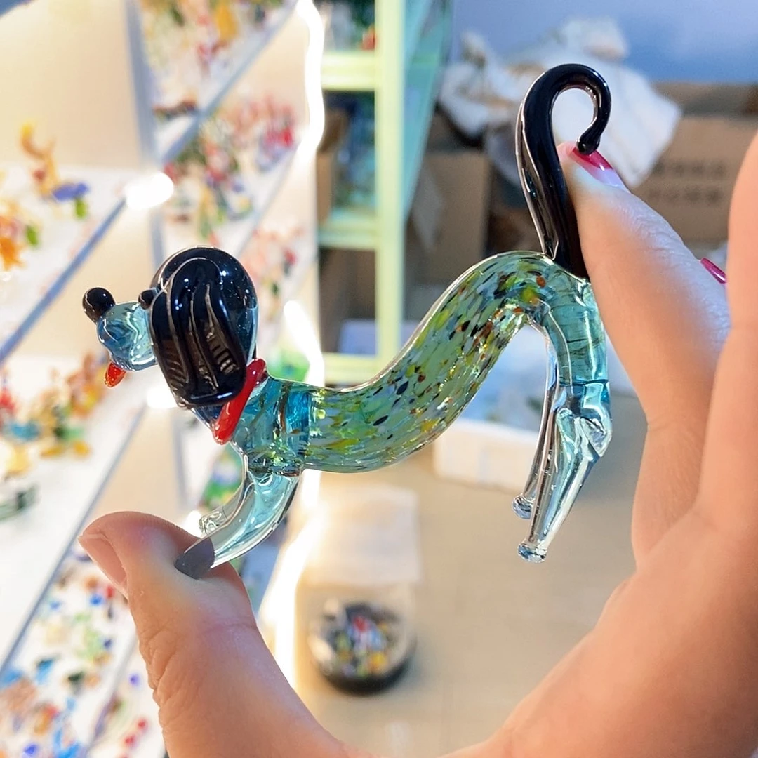 琉璃手工艺品撅腚狗