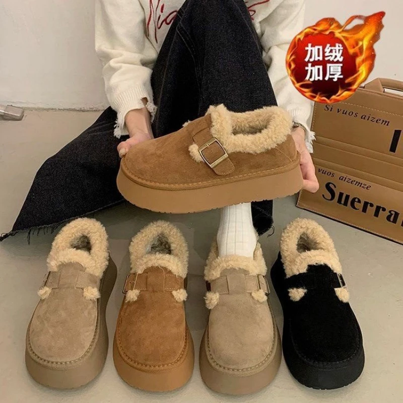 严选经典布洛克棉鞋女博肯鞋纯色多颜色百搭时尚新款爆款