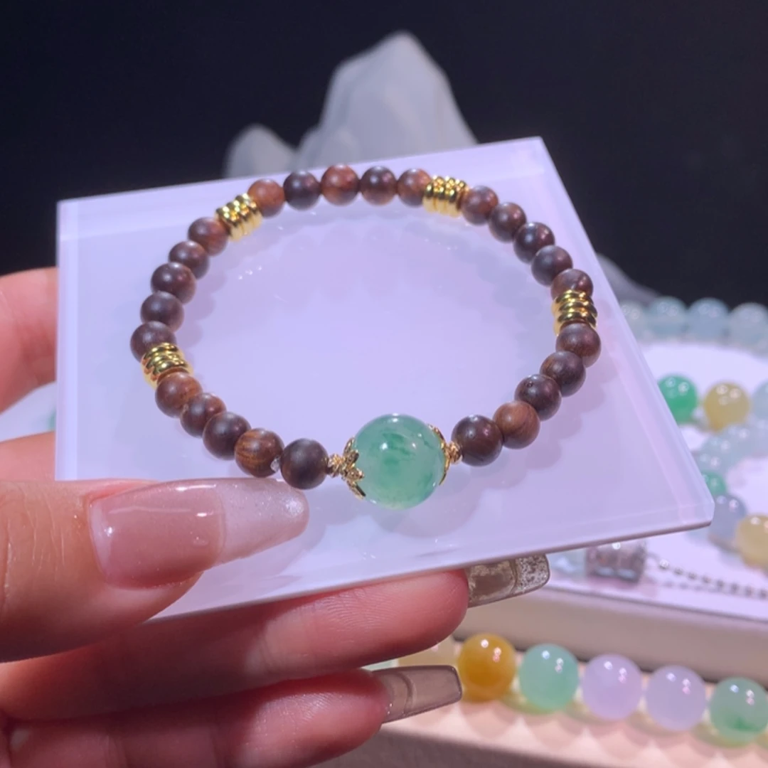 【闪购商品】翡翠散珠翡翠绿飘花11.7