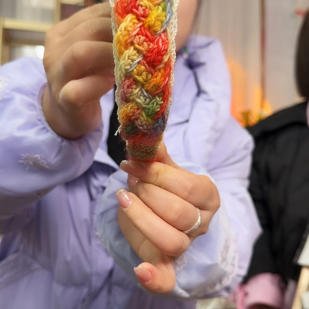 纯手工钩织钩织发圈