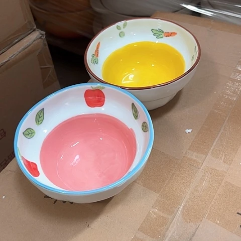 微瑕，不能明火，4.75英寸各2个