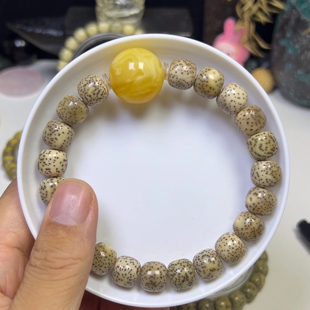 星月菩提手串星月菩提手串带腊