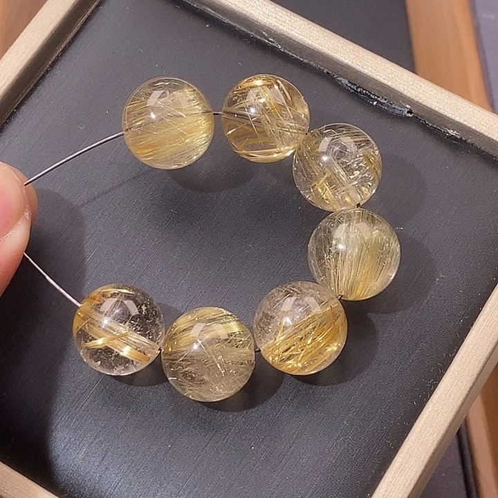 未镶嵌手链发晶单珠50+14+