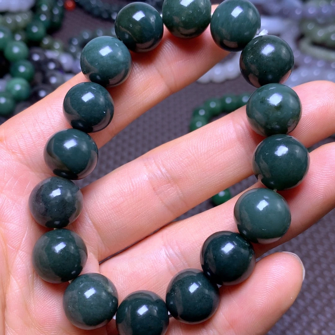 和田玉未镶嵌手串14