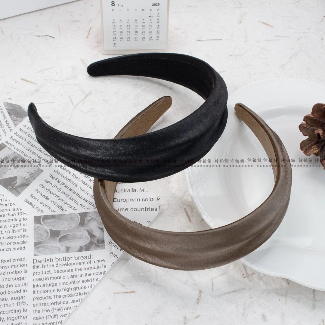 法式温柔气质高级感日常外出百搭宽边发箍   SG1839