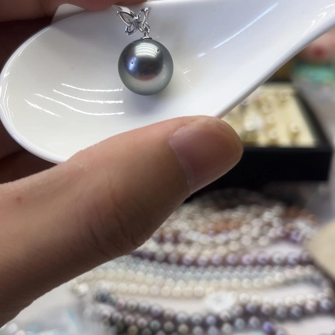 海水珍珠18K金镶嵌颈饰