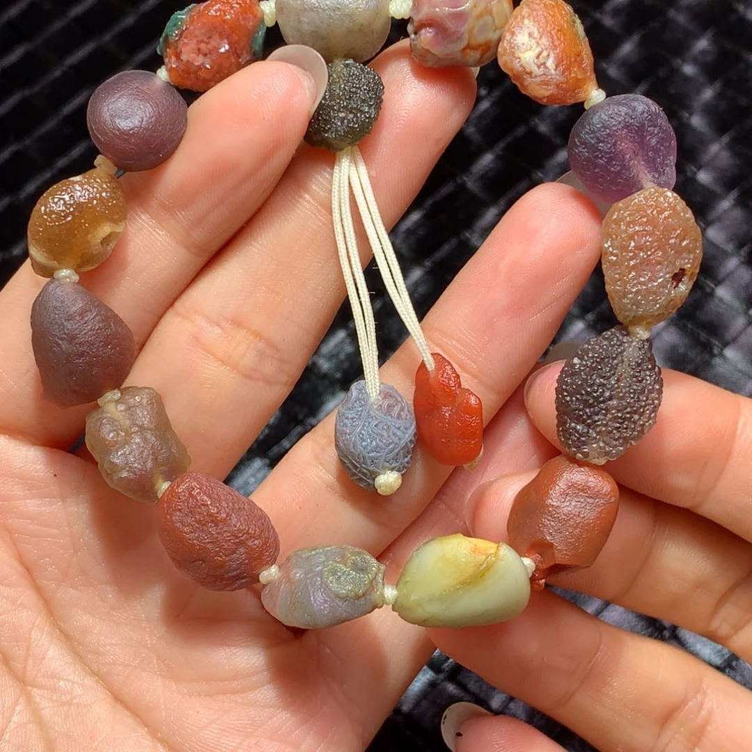 未镶嵌玛瑙/玉髓珠宝半成品