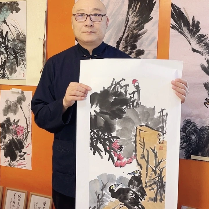 国画张圣敏先生纯手绘作品