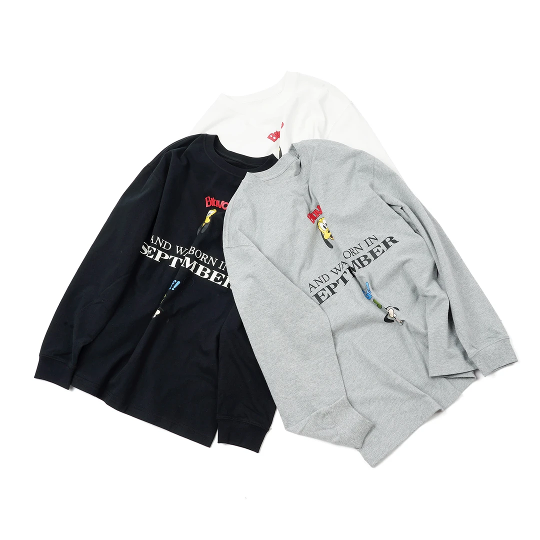 【卡通字母印花长袖T恤】CXAL4C279