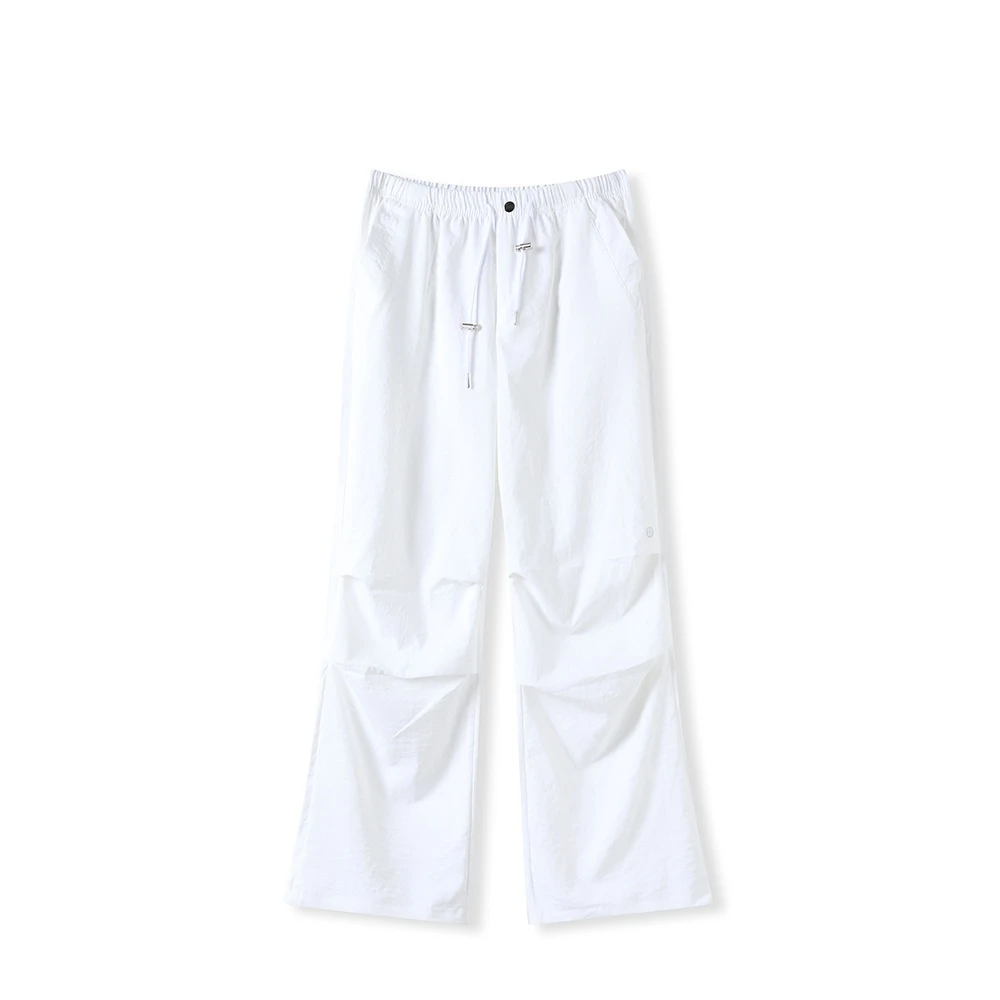 伞兵工装阔腿裤美式复古抽绳夏季新款lulu同款速干