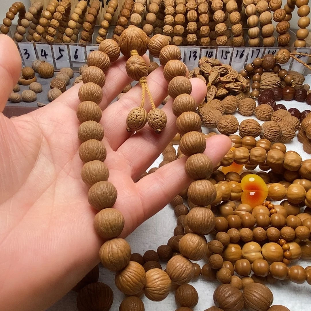 猴头核桃手串全品无暇【麒麟纹聚宝盆】手持