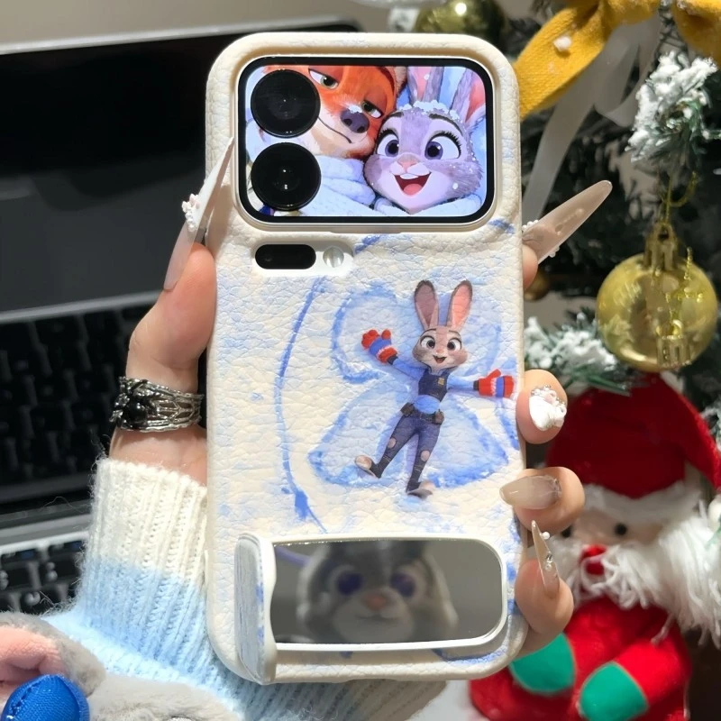 适用小米17promax尼克朱迪支架手机壳苹果17/华为p80/FindX9/VIVO