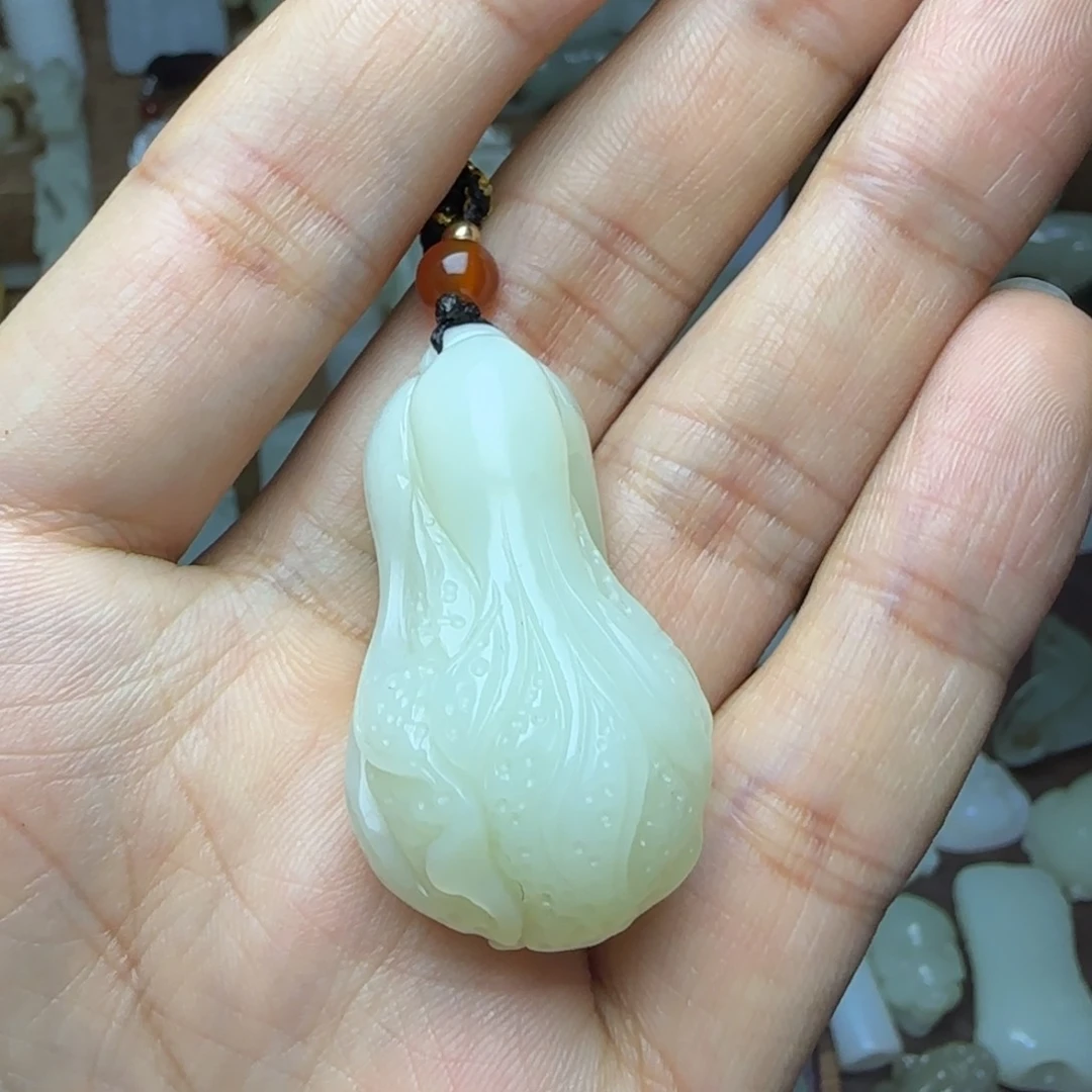 和田玉挂件未镶嵌兰*堂