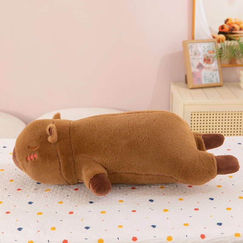 超可爱 长条卡皮巴拉抱枕玩具 60厘米手工测量误差3-4cm