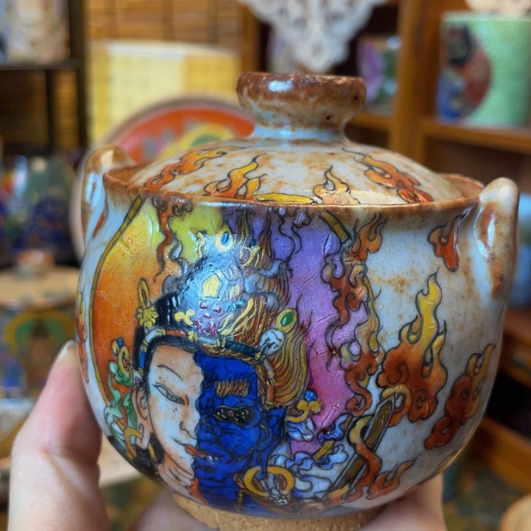 闲*手工制作匣钵土志野