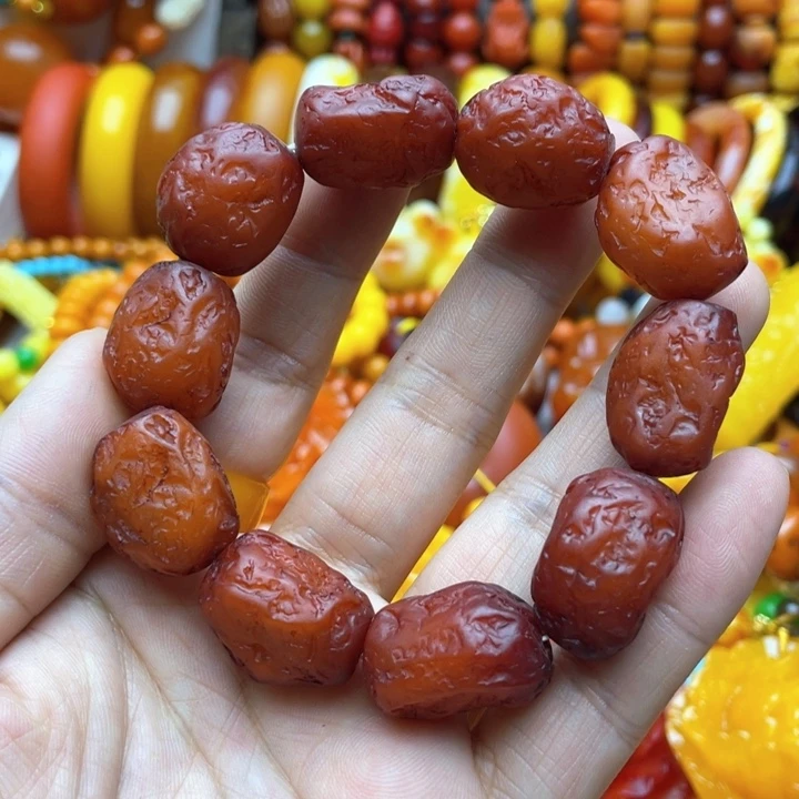 树脂制品41号红色手串