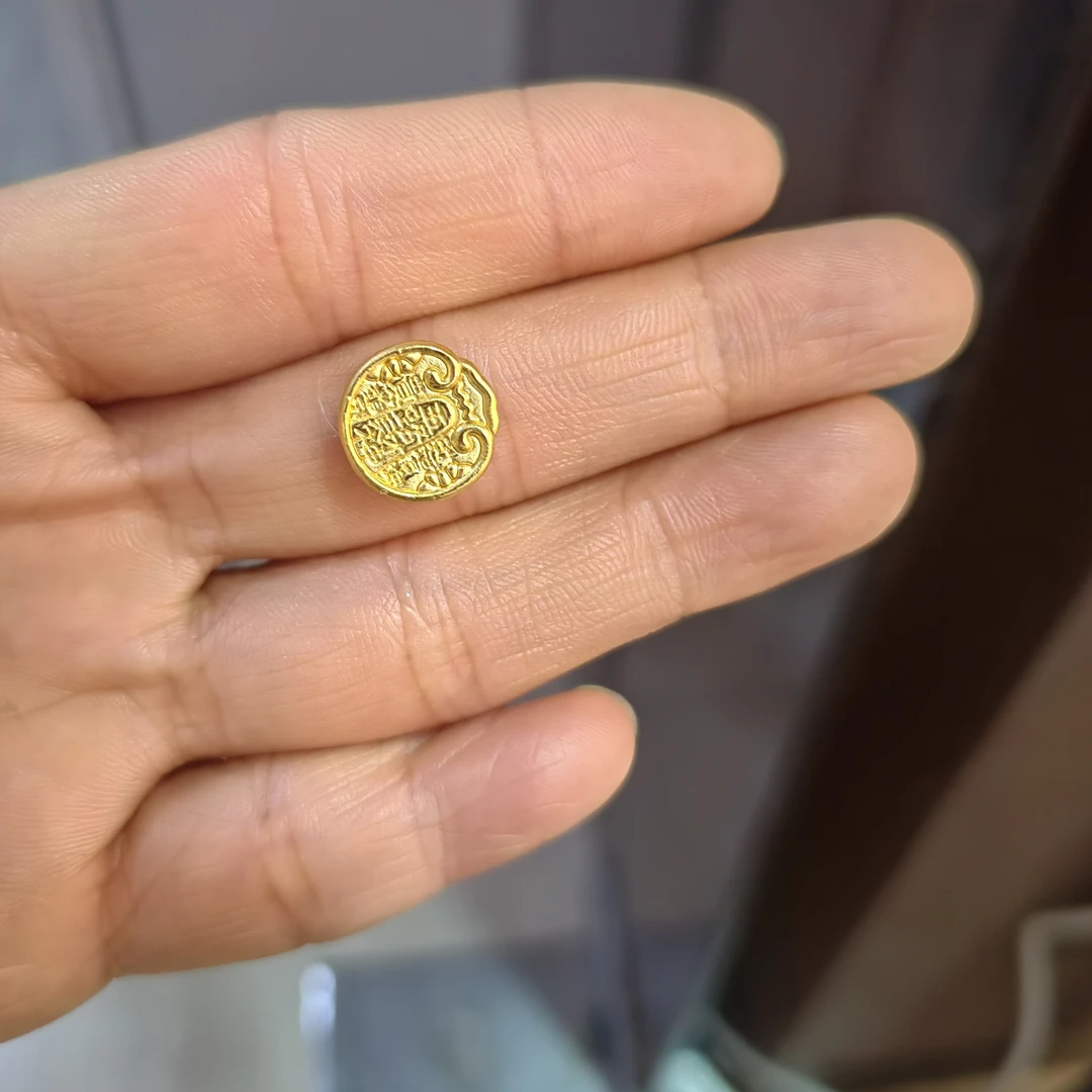 六桂福足金精美时尚五路财神中穿