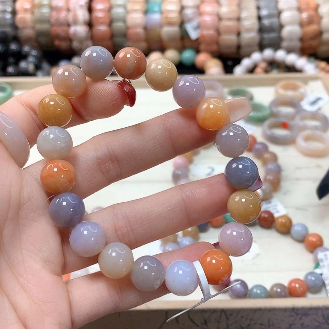 硅化珊瑚（珊瑚玉）手链未镶嵌白*877