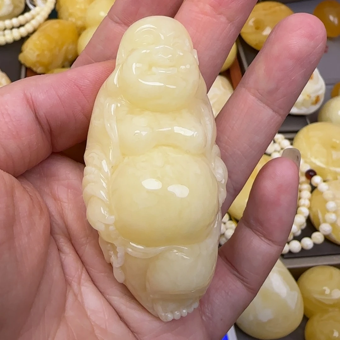 蜜蜡颈饰未镶嵌天然蜜蜡