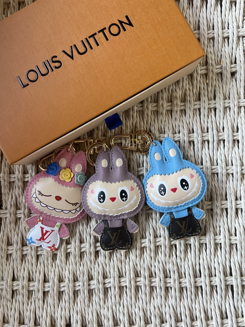 {果）驴家搞怪玩偶造型多色手机包包挂件可爱简约风耳机挂饰