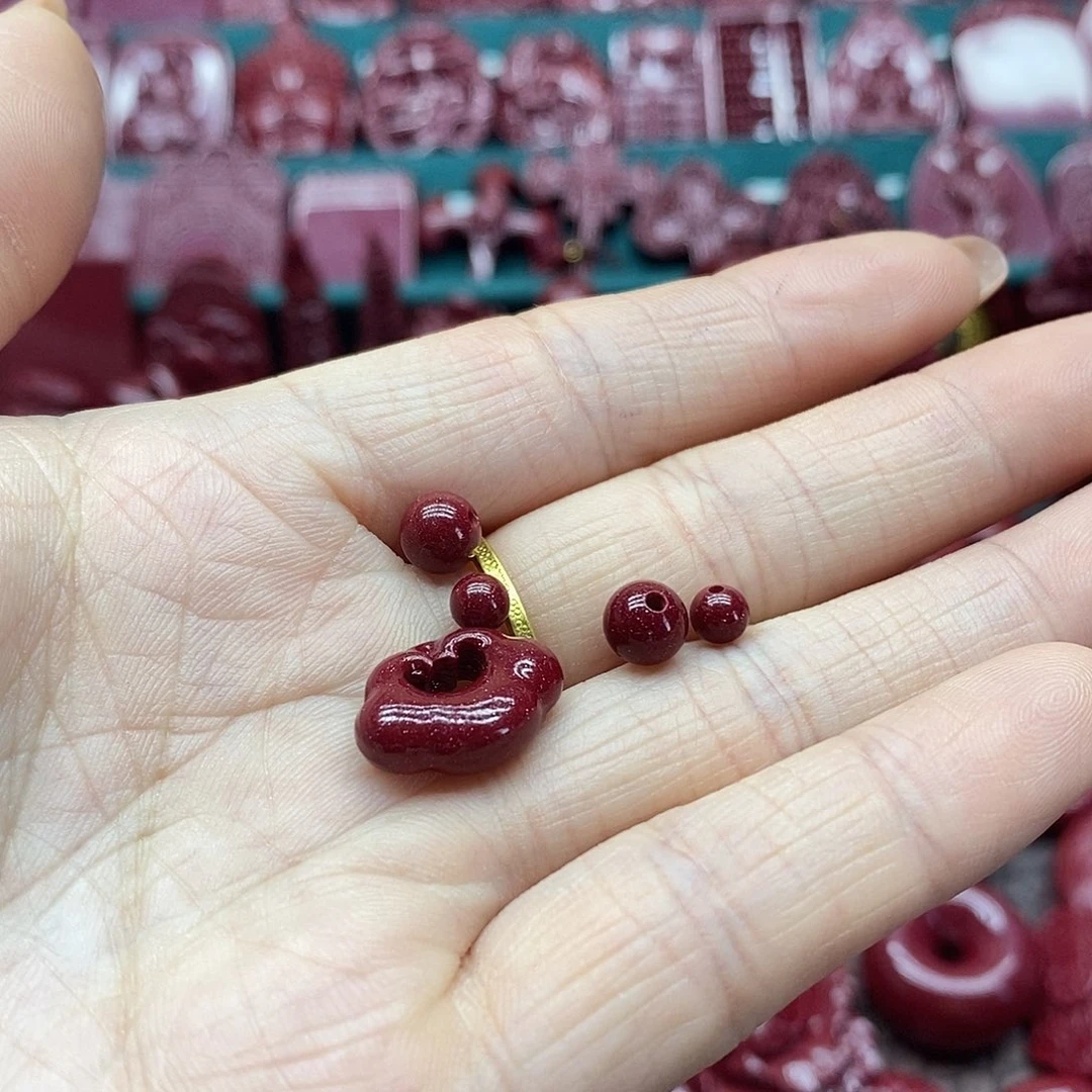 天然辰砂朱砂吊坠