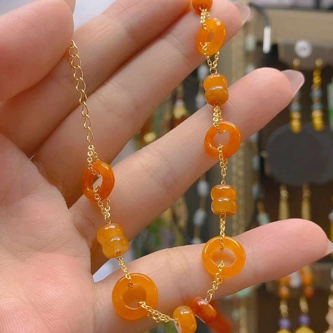 合金翡翠耳饰翡翠