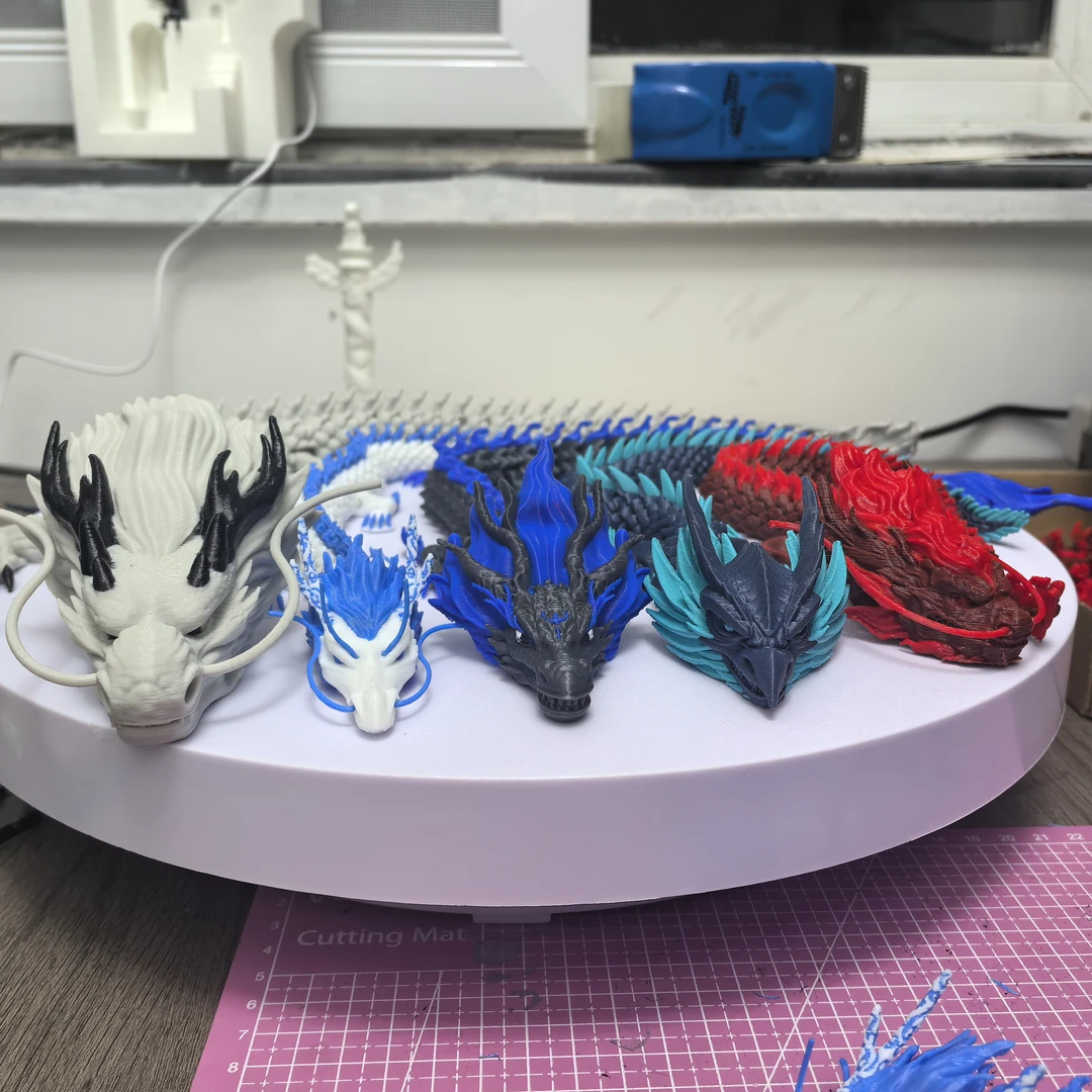 哪吒2敖光敖闰敖钦敖顺敖丙3D打印手办玩具关节可动模型玩具儿童