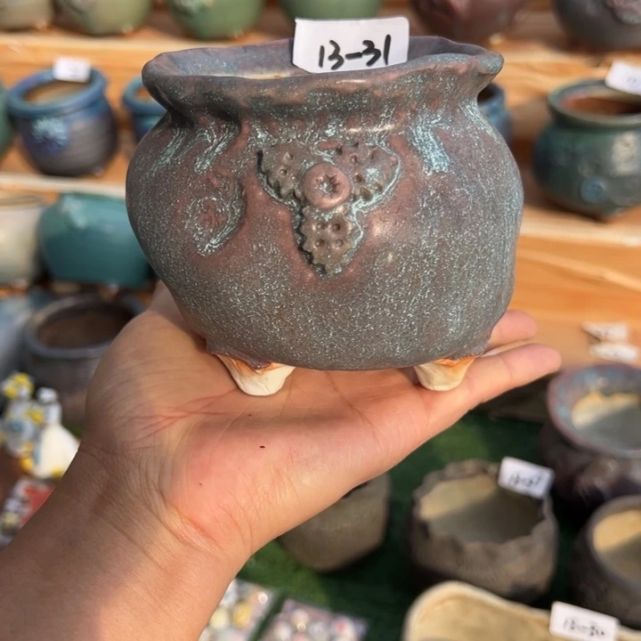 陶瓷13-31花盆小鹿