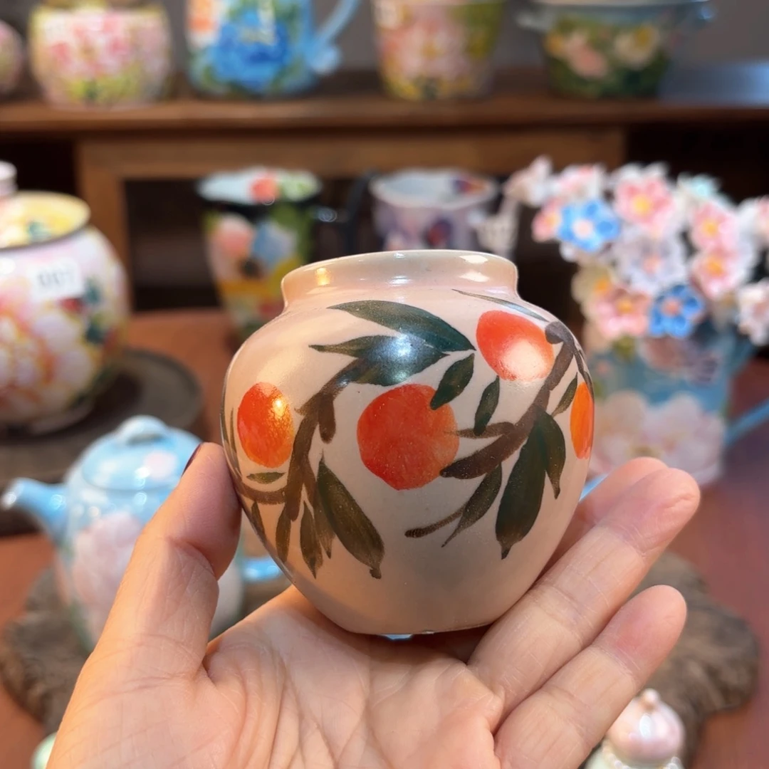 景德镇手绘高温釉下彩陶瓷茶具